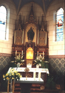 Foto vom Altar in St. Ulrich